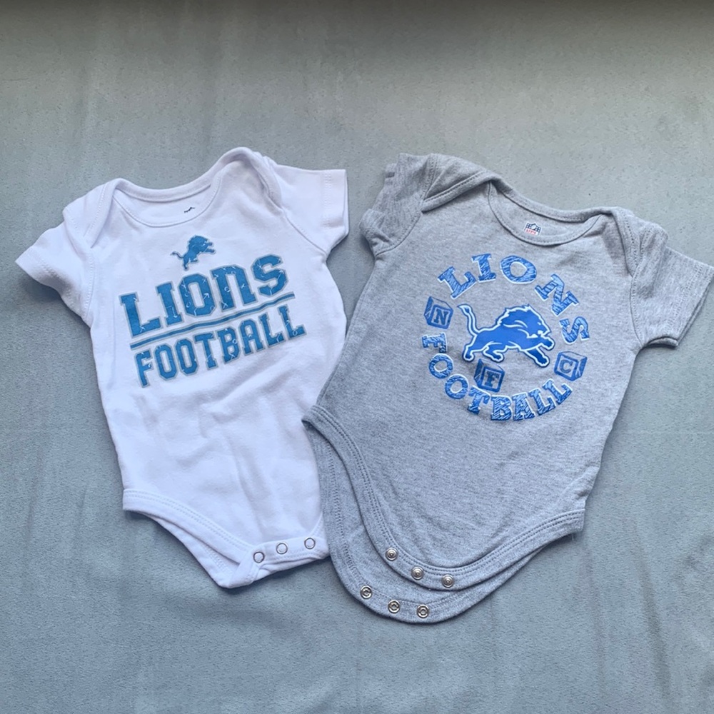 Detroit lions onesies